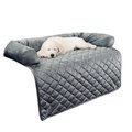 Pet Adobe Furniture Protector Pet Cover with Shredded Memory Foam filled, 35" x 35", Gray, Dogs / Cats 290123VAN
